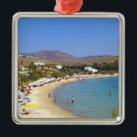 Griechenland, Paros Island, Krios Beach von oben Ornament Aus Metall<br><div class="desc">COPYRIGHT Bill Bachmann / DanitaDelimont.com| EU12 BBA0201.jpg| Griechenland,  Paros Island,  Krios Beach von oben</div>