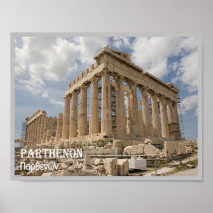 Griechenland - Parthenon Poster