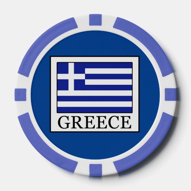 Griechenland Pokerchips (Vorderseite)