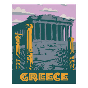 Griechenland Poster Travel,