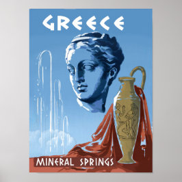 Griechenland Reiseplakat Poster
