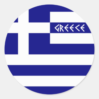 Griechenland Runder Aufkleber