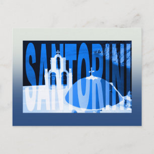 Griechenland santorin postkarte
