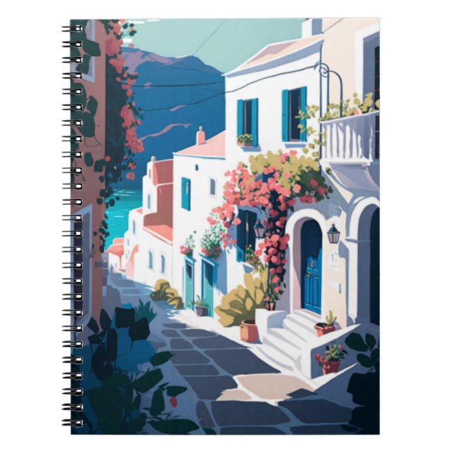 Griechenland Santorini Notizblock (Vorderseite)
