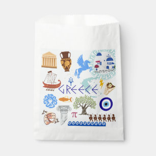 Griechenland Symbole für Reisende Geschenktütchen
