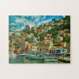 Griechenland Symi Greece Island Travel Foto