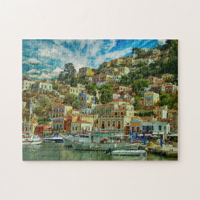 Griechenland Symi Greece Island Travel Foto (Horizontal)