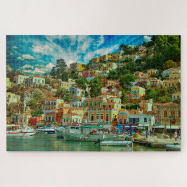 Griechenland Symi Greece Island Travel Foto