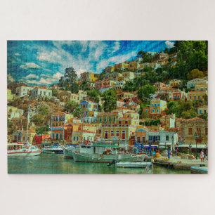Griechenland Symi Greek Island Travel Foto