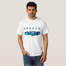 Griechenland-T-Shirt Skyline
