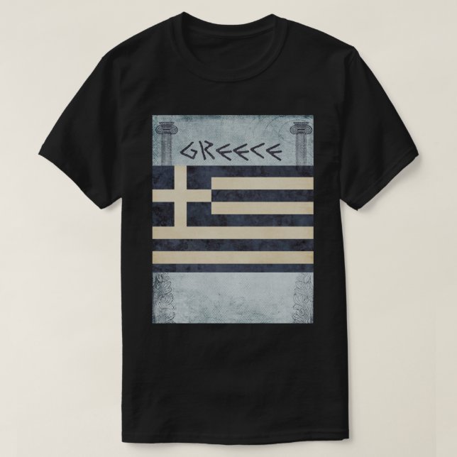 Griechenland T - Shirt Souvenir (Design vorne)