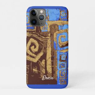 Griechenland Totem Stammesabstrakt Kunst Personali Case-Mate iPhone Hülle