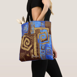 Griechenland Totem Tribal Abstrakte Kunst Personal Tasche