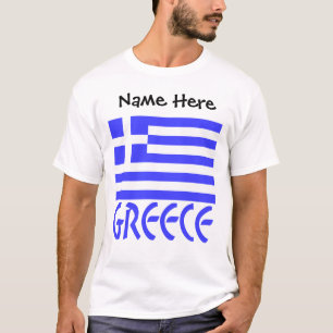 Griechenland und die griechische Flagge Personalis T-Shirt