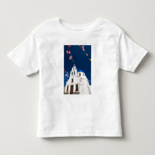 Griechenland und die griechische Insel Santorini S Kleinkind T-shirt