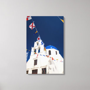 Griechenland und die griechische Insel Santorini S Leinwanddruck
