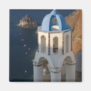 Griechenland und die griechische Insel Santorini S Magnet
