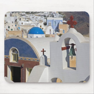 Griechenland und die griechische Insel Santorini S Mousepad
