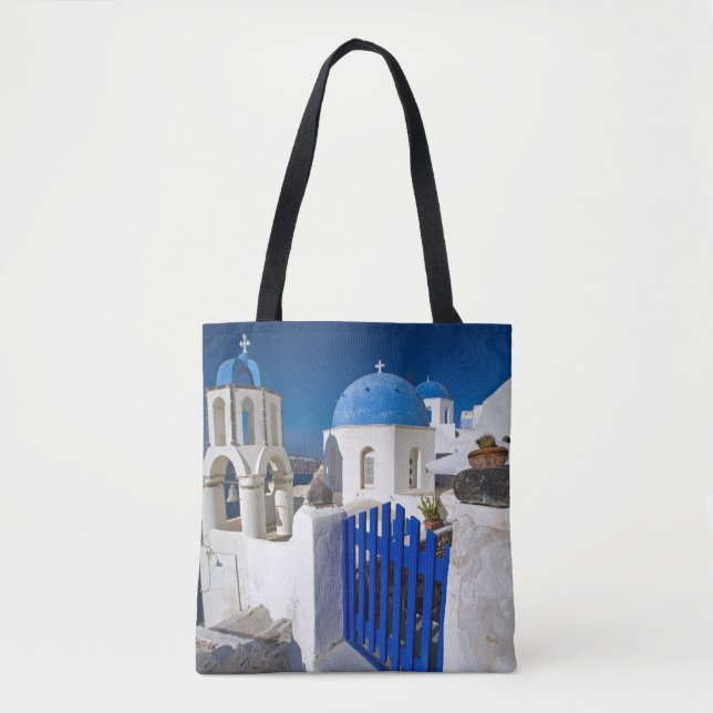 Griechenland und die griechische Insel Santorini S Tasche (Vorderseite)