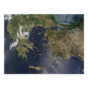 Griechenland und die Türkei Fotodruck