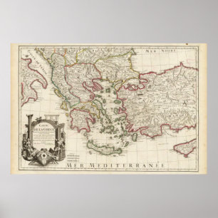 Griechenland und die Türkei Poster