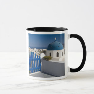 Griechenland und griechische Insel Santorin aus de Tasse