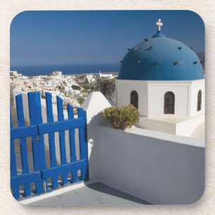 Griechenland und griechische Insel Santorin aus de Untersetzer
