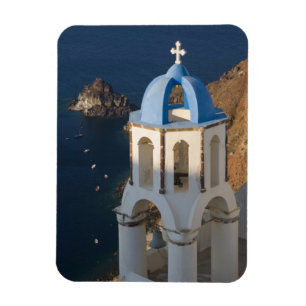 Griechenland und griechische Insel Santorin Stadt  Magnet