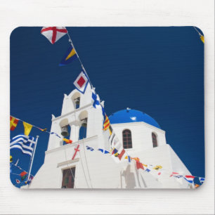 Griechenland und griechische Insel Santorin Stadt Mousepad