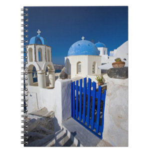 Griechenland und griechische Insel Santorin Stadt  Notizblock