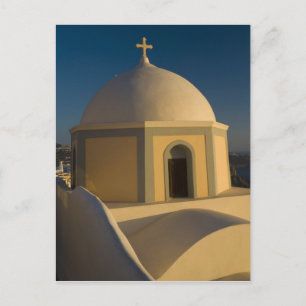 Griechenland und griechische Insel Santorin Stadt Postkarte