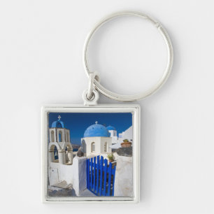 Griechenland und griechische Insel Santorin Stadt  Schlüsselanhänger
