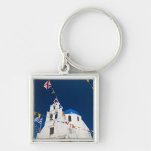 Griechenland und griechische Insel Santorin, Stadt Schlüsselanhänger
