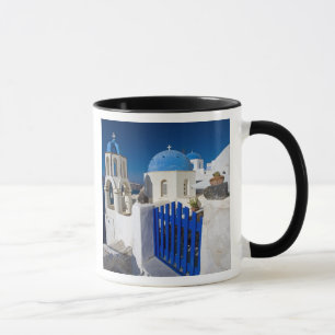 Griechenland und griechische Insel Santorin Stadt Tasse