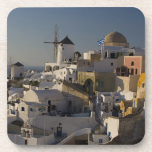 Griechenland und griechische Insel Santorin, Stadt Untersetzer