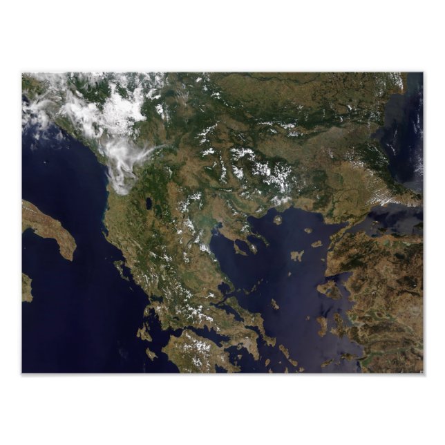 Griechenland und seine Nachbarländer Fotodruck (Vorne)