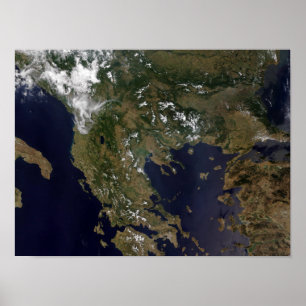 Griechenland und seine umgebenden Länder Poster