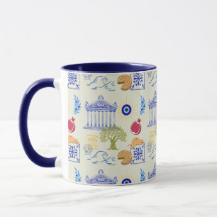 Griechenland Urlaub Minimalismus Tasse