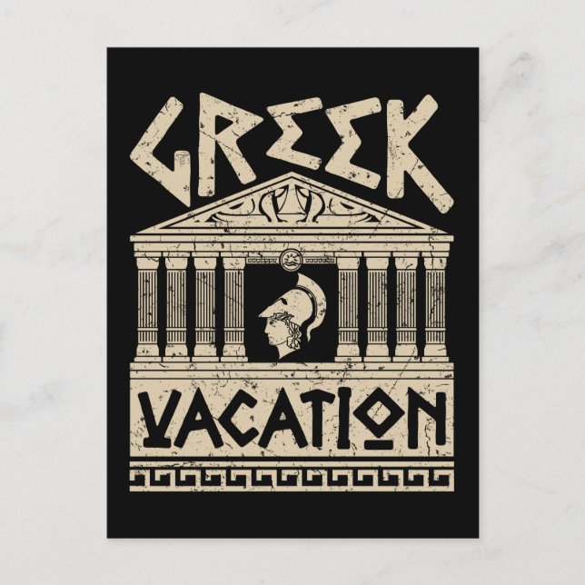 Griechenland Urlaub Reisen Postkarte (Vorderseite)