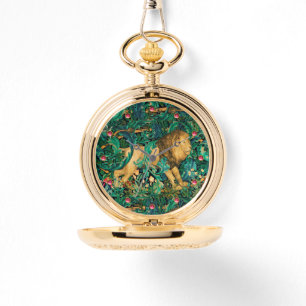 GRIECHENLAND,WALDTIERE LION ARMBANDUHR
