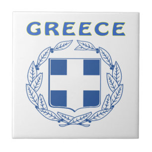 GRIECHENLAND-Wappen Fliese