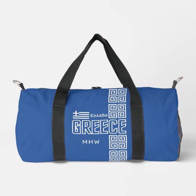 Griechenland-Zollmonogramm Duffle Bag (Vorderseite)