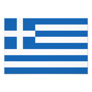 Griechenlandflagge Fotodruck