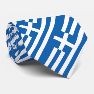 Griechenlandflagge Krawatte