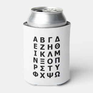 Griechisch Alphabet Dosenkühler