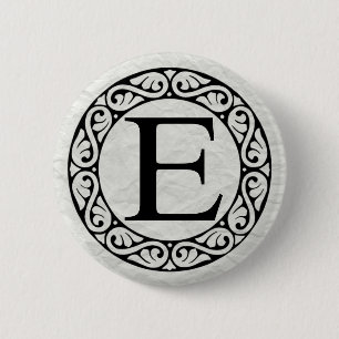 Griechisch Alphabet Letter Epsilon Button