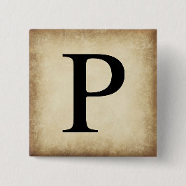 Griechisch Alphabet Letter Rho Button
