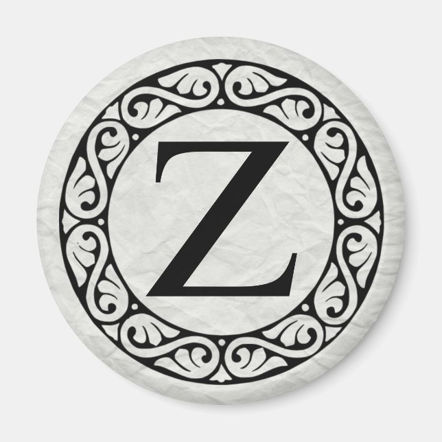Griechisch Alphabet Letter Zeta Magnet (Vorne)