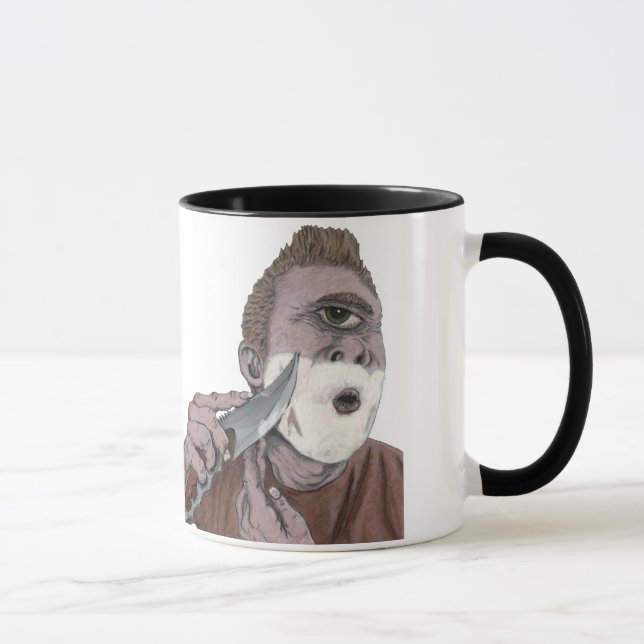 Griechisch Cyclops Knife Shave Fantasy Art Coffee  Tasse (Rechts)