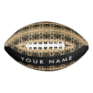 Griechisch Fret Arabesque Brown, Ihr Name, persona Football